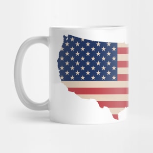 America Patriotic Flag Mug